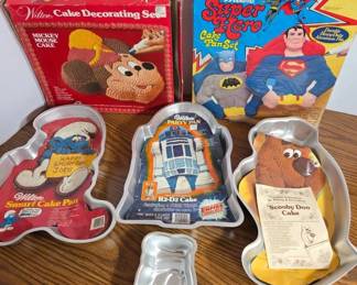 Vintage Wilton Cake Pans and Decorating Sets