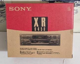 Sony XR-6450 Cassette Car Stereo