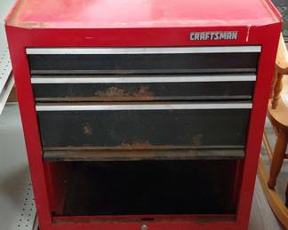 Auto Shop Rolling Tool Box with Misc. Tool Mystery Lot