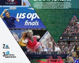 Trip of a Lifetime: Two tickets to the Men's and Women's Finals at The U.S. Open