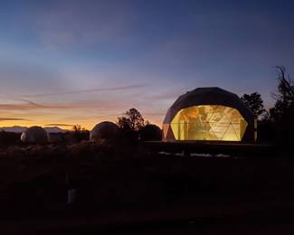 Star Gazing at the Grand Canyon in a Star Dome