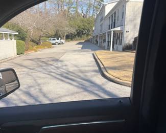 Do not park back here! Only for unloading if needed. 