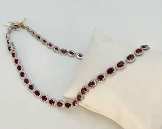 Ruby & Diamond Necklace