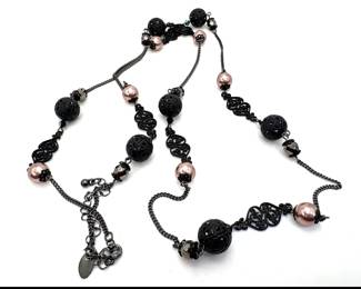 Lia Sophis "Night Watch" Necklace and Earrings