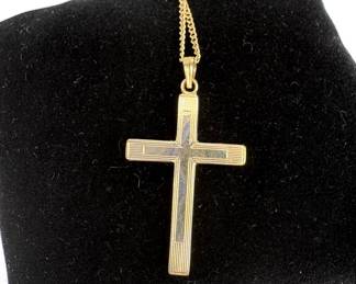 Gold Cross Necklace