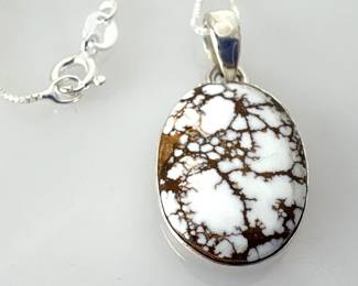 Wildhorse Turquoise Silver Necklace