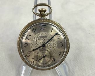 Antique Elgin Open Face Pocket Watch