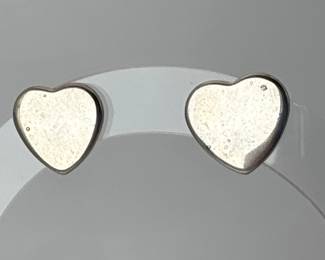 Sterling Silver Heart Earrings