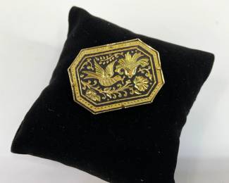 Damascene Brooch