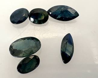 Grey-Green Spinel Gemstones