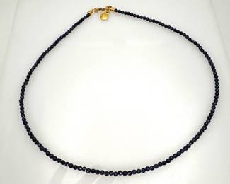 Sapphire Beaded Necklace