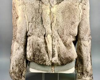 VINTAGE RABBIT FUR JACKET