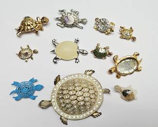 TURTLE BROOCHES