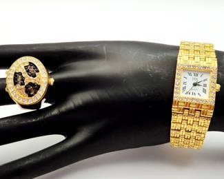 Jacqueline Kennedy & P.O.V. Ring Watch