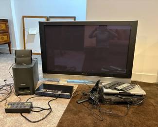 Panasonic Television, Bose Speakers And Other Entertainment Electronics