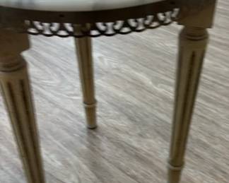 Marble Top Side Table In The French Louis XVI Style