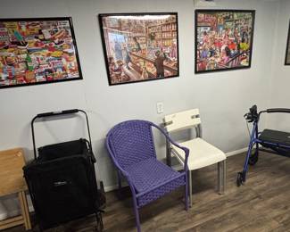 Chairs, walkers & trays
