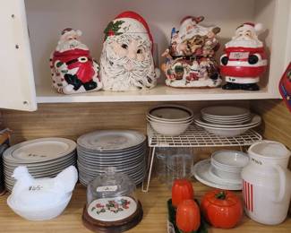 Santa Cookie Jars