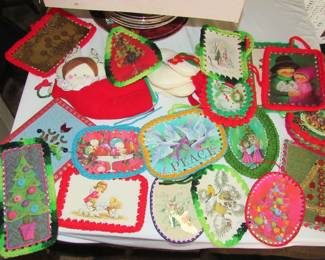 VTG hand-made ornaments