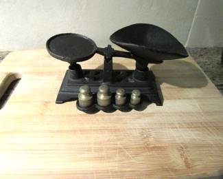 Sample cast iron scale - works