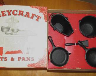 Vintage cast iron samples