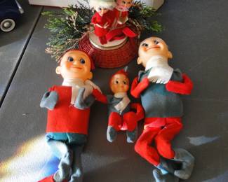 Christmas Elves, of the vintage variety