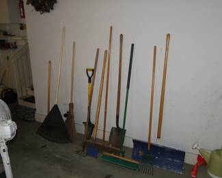 Shovels and brooms