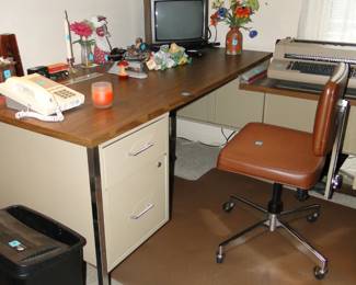 Steelcase office desk and chair