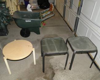 Small outdoor tables