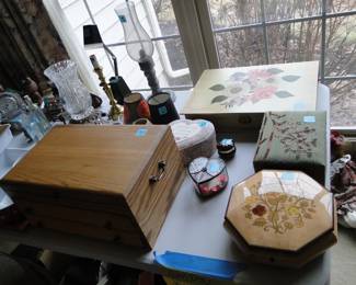 Keepsake boxes and jewelry boxes too