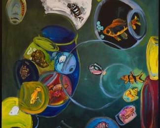 Artwork, painting, Burt Young