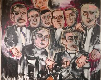 Artwork, painting, Burt Young