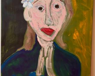 Artwork, painting, Burt Young