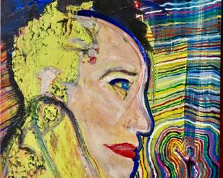 Artwork, painting, Burt Young