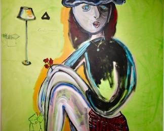 Artwork, painting, Burt Young