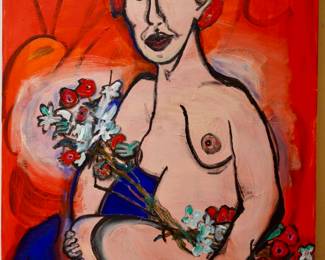 Artwork, painting, Burt Young