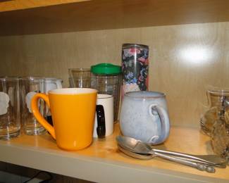 Glasses, and mugs and more