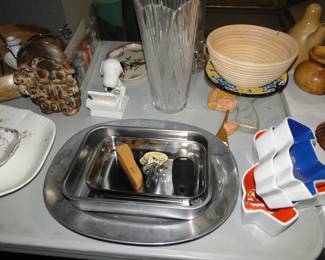 Platters and serving pieces too