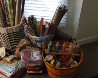 Wrapping paper and other great crafting supplies