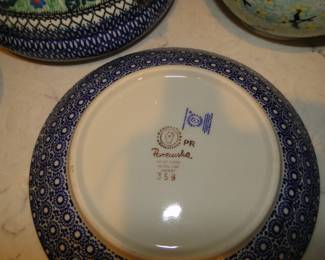All of the pictures that you have been viewing, are Polish Pottery UNIKAT signed, and numbered 