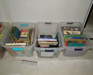 Containers of books