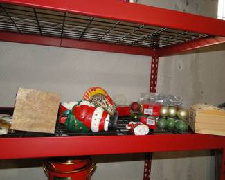 Santa fell down and took the other holiday items with him