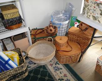 More Yoder Family baskets. Each one is signed and dated by a member of the Yoder Family