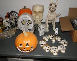 Halloween and Fall decorative items