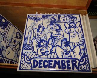 We have all the months for each one of these H & R Johnson Tiles