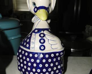 Mother Goose cookie jar