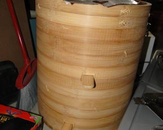 Again, say hello to the world's largest bamboo steamer