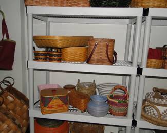 The shelving units are also going to be for sale as well