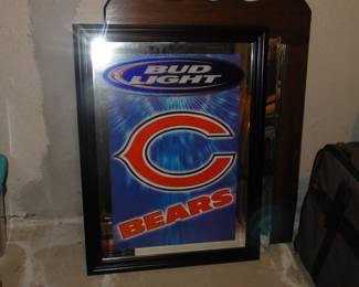 Bud Light, Chicago Bears bar mirror