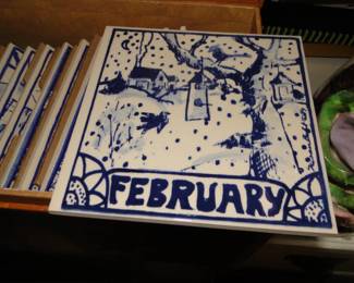 Hand made tiles, H & R Johnson Tiles